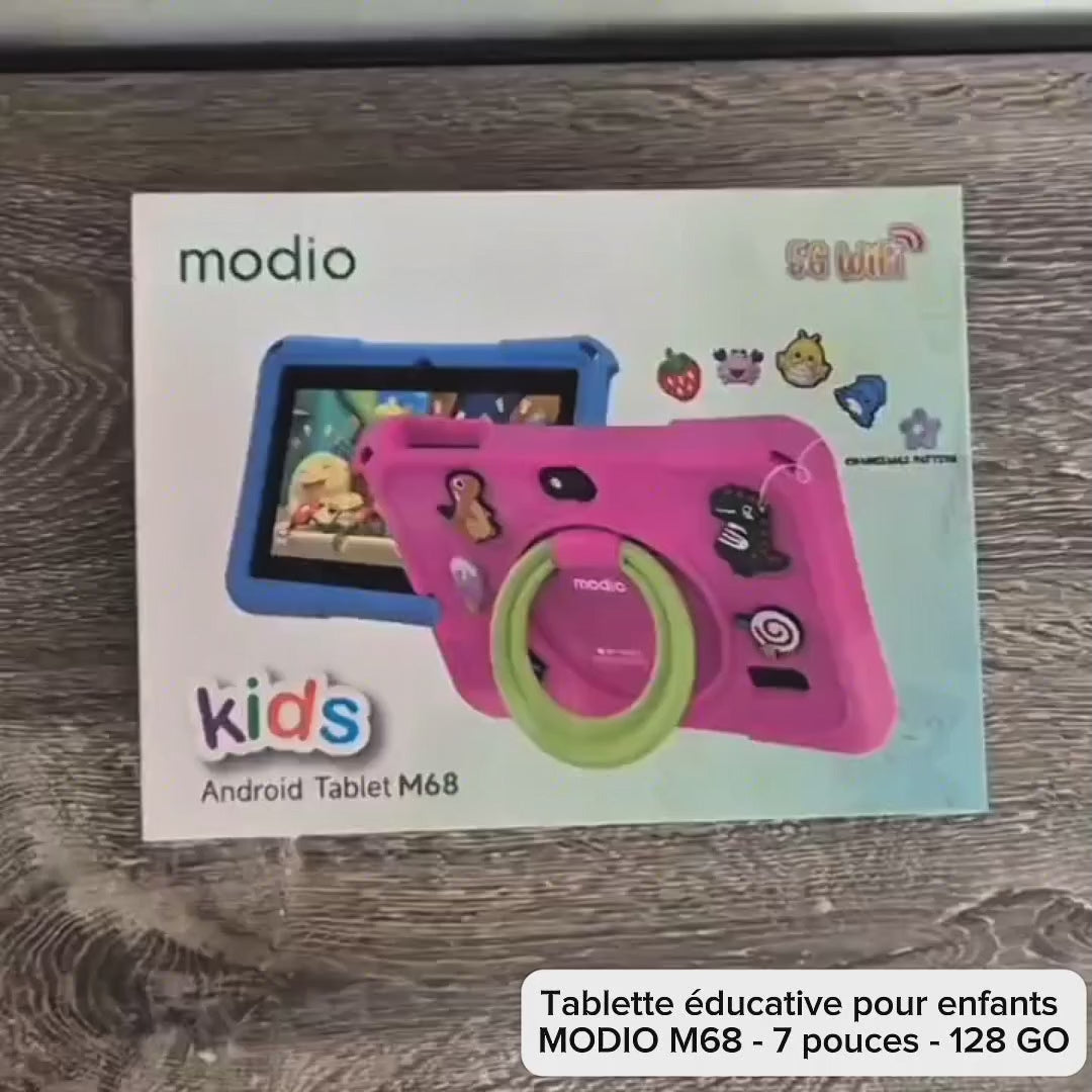 Tablette Modio M68 pour enfants - 7 pouces IPS - 6Go RAM - 128Go ROM - 5G WiFi
