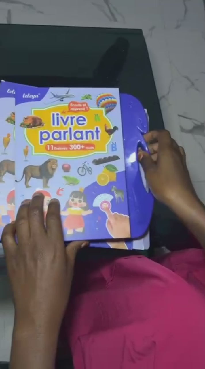 Livre Parlant Bilingue Français et Anglais pour les enfants + 3ans