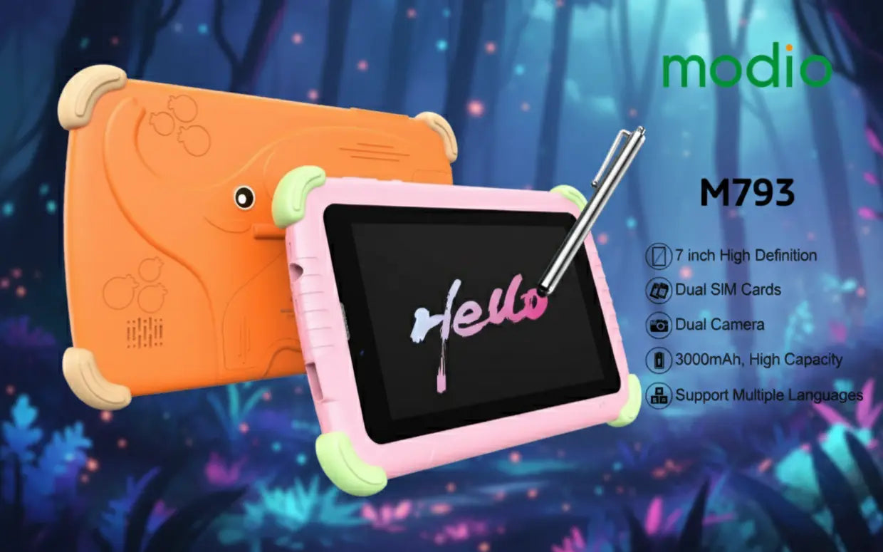 Tablette pour enfants MODIO M793- 7 pouces - Wifi 5 G Safero Tablette pour enfants MODIO M793- 7 pouces - Wifi 5 G