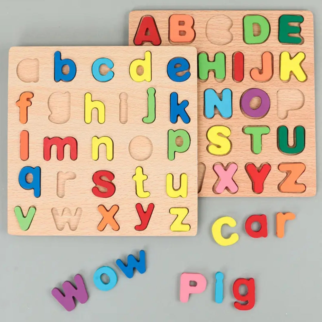 6 Tableaux Puzzle d'apprentissage Alphabet, Chiffres, Mots, Opérations...