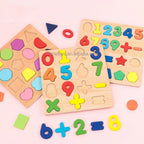 6 Tableaux Puzzle d'apprentissage Alphabet, Chiffres, Mots, Opérations...
