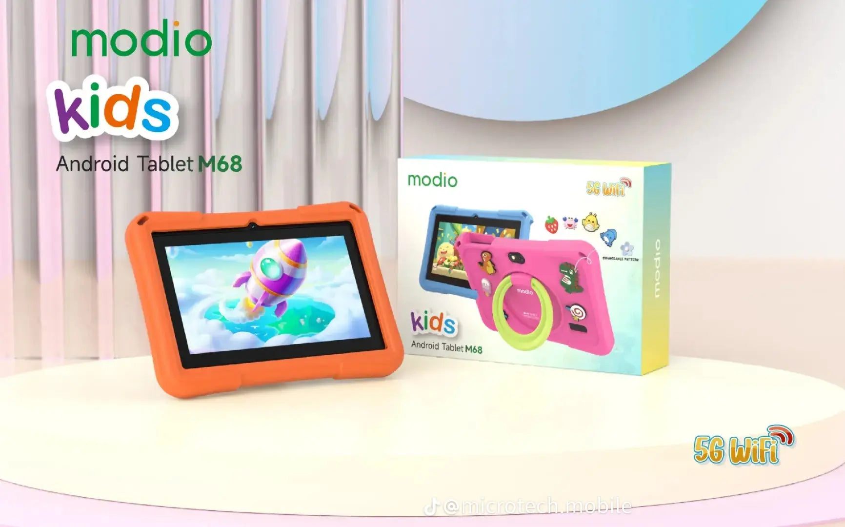 Tablette Modio M68 pour enfants - 7 pouces IPS - 6Go RAM - 128Go ROM - 5G WiFi Safero Tablette Modio M68 pour enfants - 7 pouces IPS - 6Go RAM - 128Go ROM - 5G WiFi