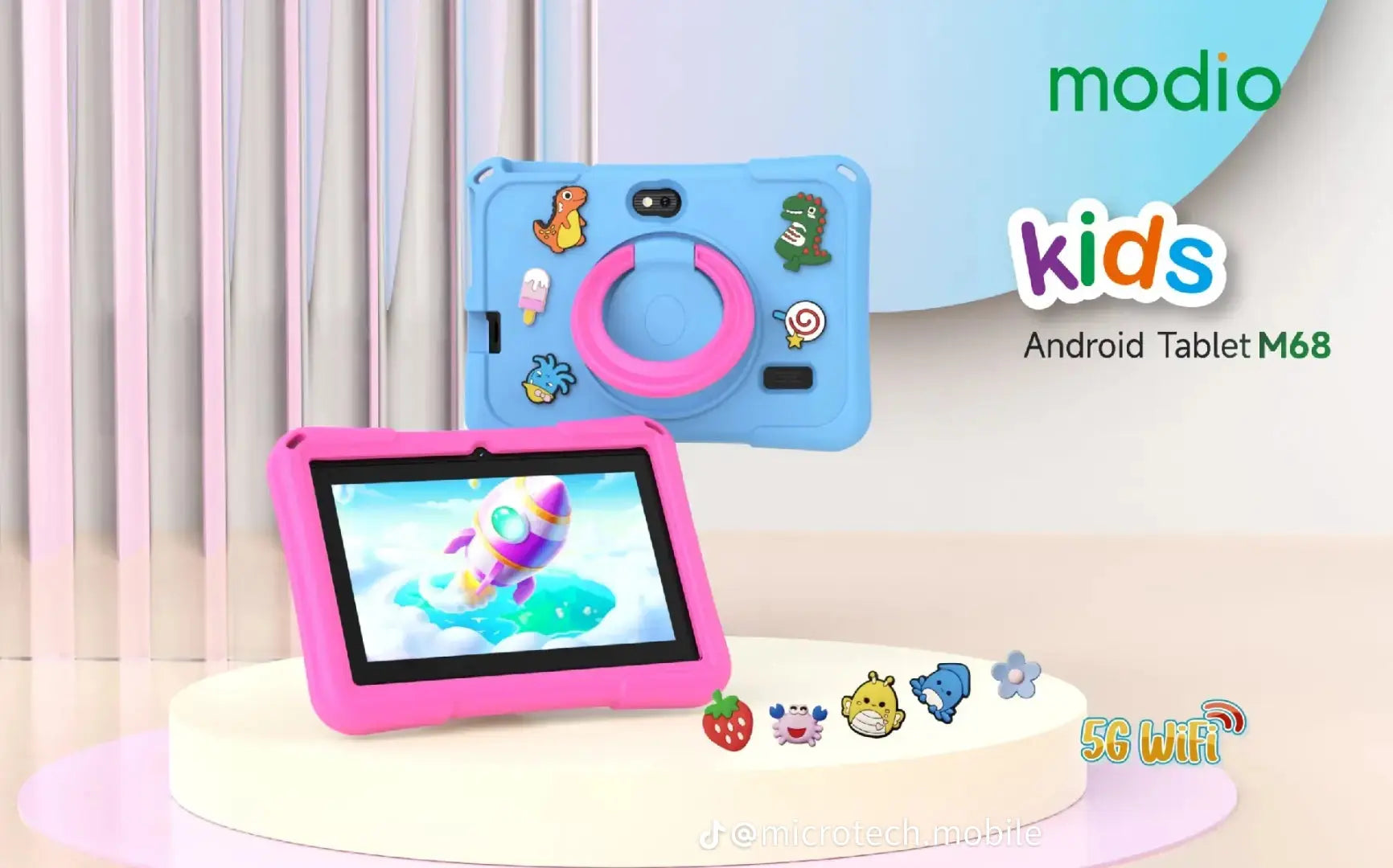 Tablette Modio M68 pour enfants - 7 pouces IPS - 6Go RAM - 128Go ROM - 5G WiFi Safero Tablette Modio M68 pour enfants - 7 pouces IPS - 6Go RAM - 128Go ROM - 5G WiFi